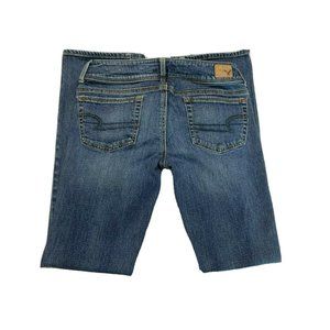 American Eagle Kick Boot Jeans Blue Denim